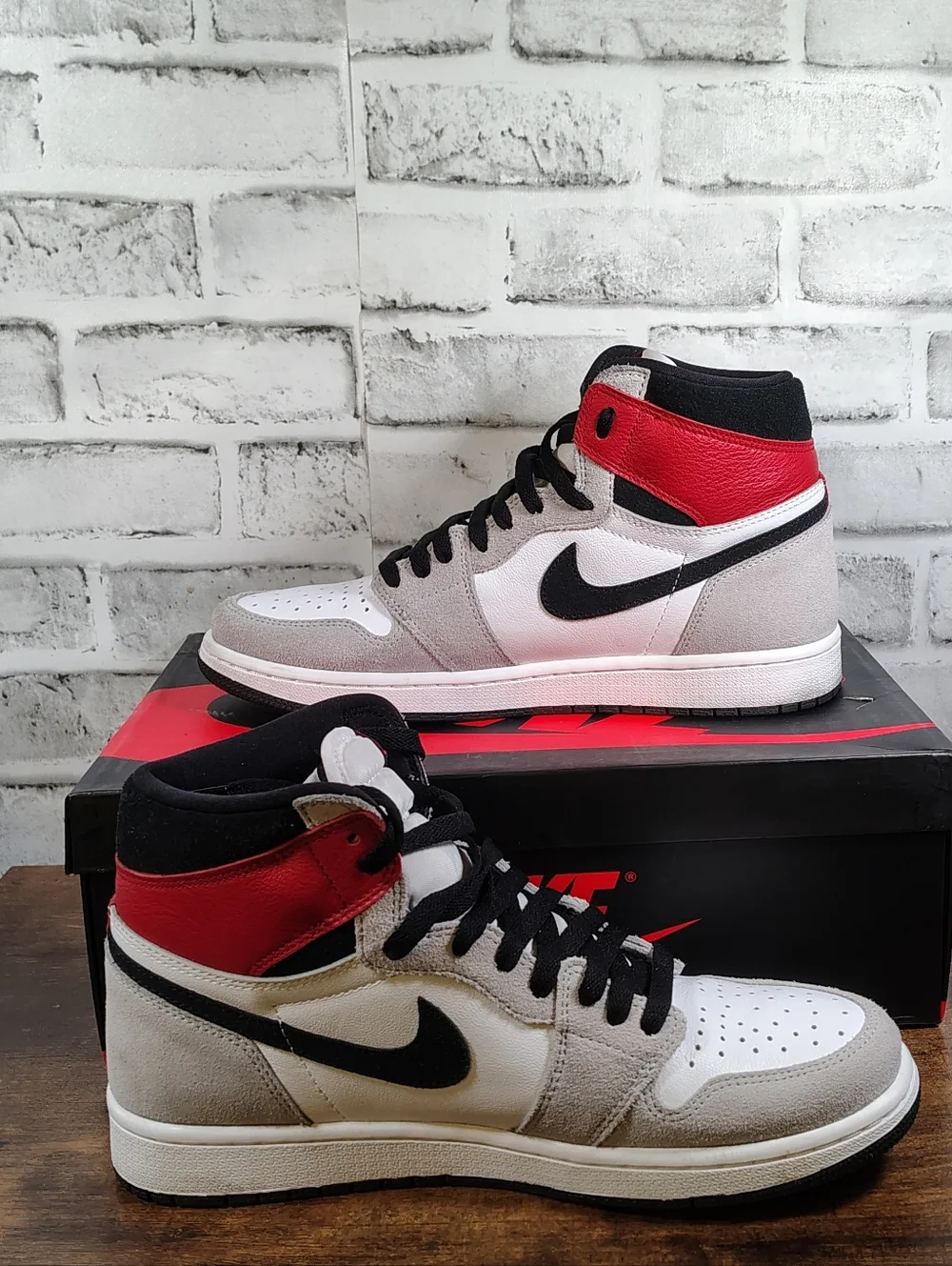 Nike Air Jordan 1 Retro High OG Smoke Gray 2020 555088 126 Men's Size 10
